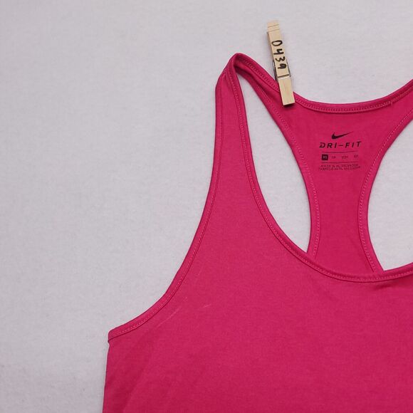 Nike Dri-Fit Athletic Pullover Tank Top Shirt Womens Size Extra Small XS Pink - Picture 4 of 8